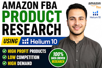 find profitable amazon fba products with low competition using helium 10