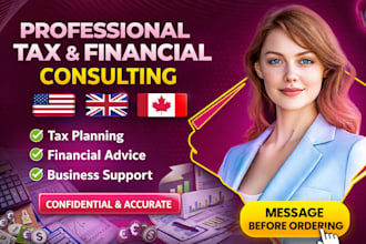 do professional tax and financial consulting in USA, canada, UK