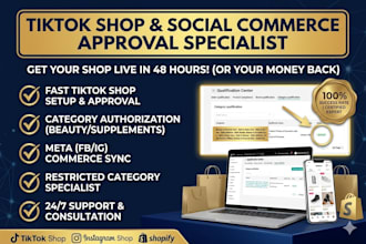 setup tik tok shop instagram shop shopify integration for dropshipping