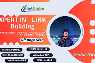 do manually high PR link building using white hat SEO