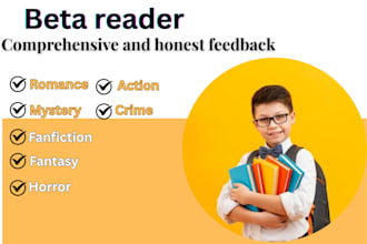 beta read your story and provide honest feedback
