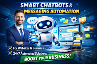 build smart chatbots and messaging automation for web and business systems