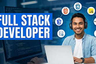 build a responsive full stack website