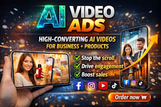 create high converting ai video ads for products and brands