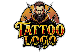 create a unique tattoo logo or custom tattoo design