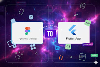 do figma UI or any design to the flutter app