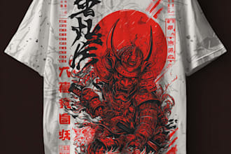 design anime t shirt graphic streetwear for you