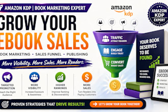 ebook, book marketing sales funnel, amazon book promotion, ebook publishing