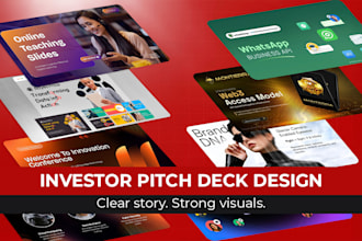 design an investor pitch deck for startup fundraising