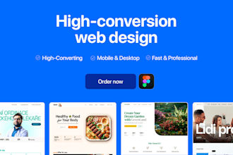 design an effective, user centered, clean and modern website