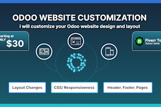 customize your odoo website design and layout