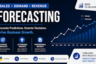 build a sales, demand and revenue forecasting model
