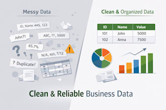 clean and structure your business data