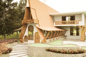 do realistictic twinmotion render and make your ideas a 3d