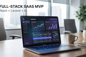 build your ai saas mvp using react and laravel