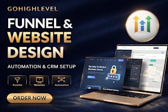 build professional ghl funnels, landing pages, and websites with gohighlevel