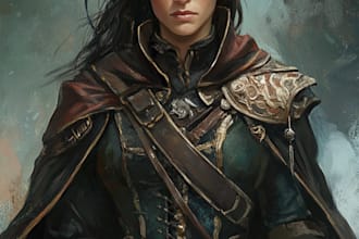 dnd character art and dnd character art