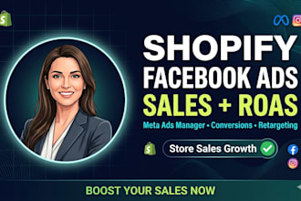 run shopify facebook ads to increase sales and roas meta ads