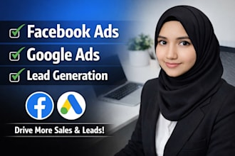 run facebook ads  google ads for targeted lead generation
