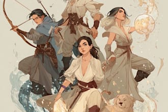 dnd character art and dnd character art
