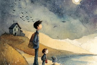children book illustration, children picture book