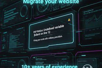 fix wordpress issues or migrate wp, 10 years experience