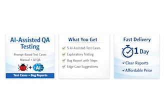 do ai assisted QA testing with smart prompt based test cases