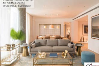 create realistic 3d interior design and visualization