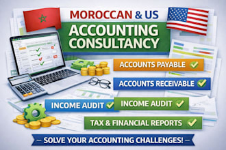 offer professional accounting consultancy for morocco and the USA standards