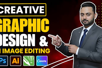 do creative graphic design and expert ai image editing