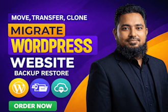 migrate wordpress website quickly
