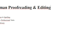 edit proofread german text