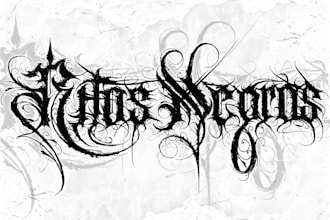 create original metal font logo and symbol design