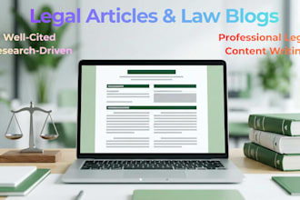 write SEO optimized legal articles and law blog content