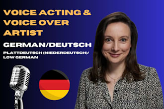 record voice over in german