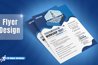handle travel flyer and social media flyer