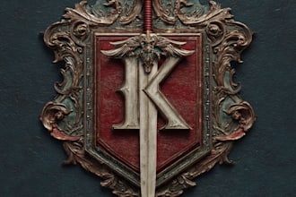 do medieval fantasy game, rpg, mmo game logo