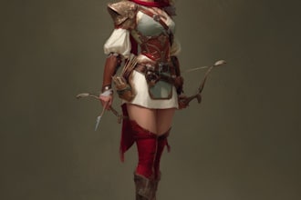 fantasy character and character art