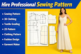 create custom sewing patterns for clothing dresses activewear and loungewear