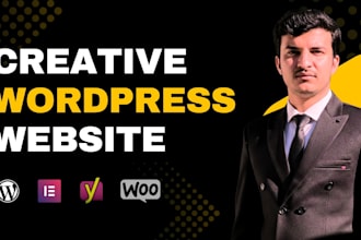 design and build a creative, innovative wordpress website