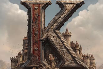 made medieval, fantasy, rpg gaming logo