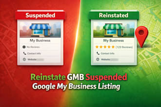 reinstate gmb suspended google my business listing fast