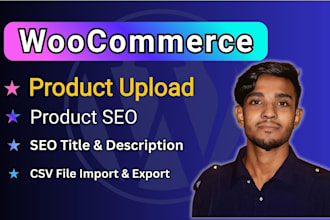 upload woo commerce products with store management