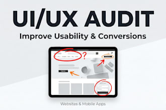 review your website or app UI UX and suggest improvements