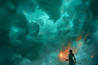 create stunning fantasy and scifi environment concept art