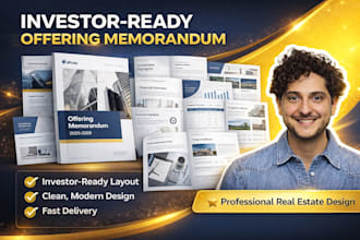 design investor private placement offering memorandum, digital brochure, flyers