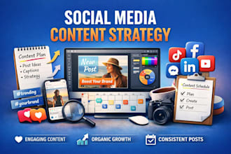 be your social media content planning and captions