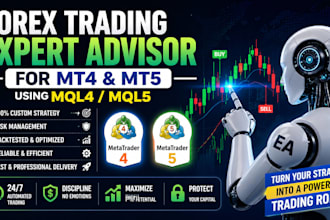 create custom forex trading expert advisor, eas for mt4 and mt5 using mql4 mql5