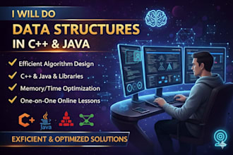 do data structures tasks, cpp and java programming
