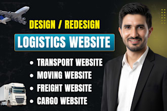 design logistics, transport, freight, trucking and moving company website